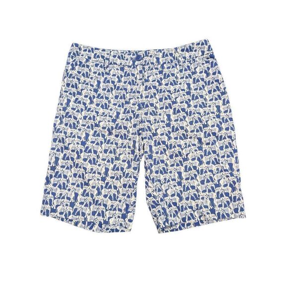 Talbots The Perfect Bermuda Short Elephant Print Pockets Cotton Stretch Women's - Picture 1 of 4
